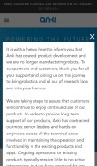 How anki.com looks like on a mobile device such as an iPhone.