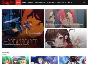 How anmosugoi.com looks like on a tablet such as an iPad.