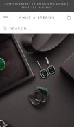 How annesisteron.com looks like on a mobile device such as an iPhone.