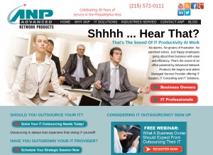 How anp.net looks like on a tablet such as an iPad.
