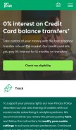 How anpost.com looks like on a mobile device such as an iPhone.