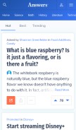 How answers.com looks like on a mobile device such as an iPhone.