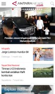 How antaranews.com looks like on a mobile device such as an iPhone.