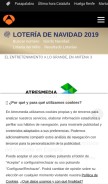 How antena3.com looks like on a mobile device such as an iPhone.