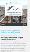 How antigonish-mutual.com looks like on a mobile device such as an iPhone.