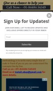 How anubhavtrainings.com looks like on a mobile device such as an iPhone.