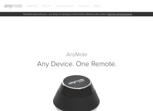 How anymote.io looks like on a tablet such as an iPad.