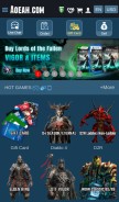 How aoeah.com looks like on a mobile device such as an iPhone.
