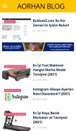 How aorhan.com looks like on a mobile device such as an iPhone.