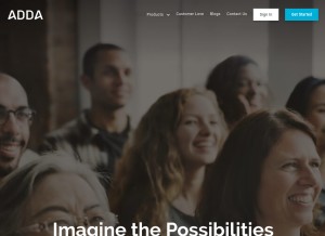 How apartmentadda.com looks like on a tablet such as an iPad.