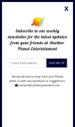 How apeconcerts.com looks like on a mobile device such as an iPhone.