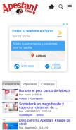How apestan.com looks like on a mobile device such as an iPhone.