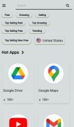 How apkcrest.com looks like on a mobile device such as an iPhone.