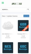 How apkgoogle.org looks like on a mobile device such as an iPhone.