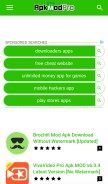 How apkmodpro.co looks like on a mobile device such as an iPhone.