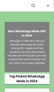 How apkwa.net looks like on a mobile device such as an iPhone.