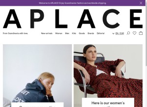 How aplace.com looks like on a tablet such as an iPad.