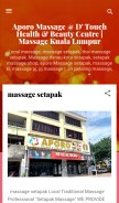 How aporomassagekl.blogspot.com looks like on a mobile device such as an iPhone.