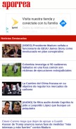 How aporrea.org looks like on a mobile device such as an iPhone.
