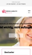 How apotheke-feldman.de looks like on a mobile device such as an iPhone.