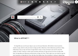 How app.net looks like on a tablet such as an iPad.