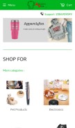 How apparel4fun.com looks like on a mobile device such as an iPhone.