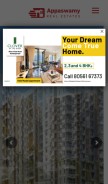 How appaswamy.com looks like on a mobile device such as an iPhone.