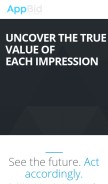 How appbid.com looks like on a mobile device such as an iPhone.