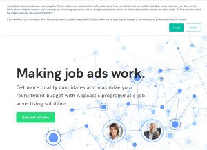 How appcast.io looks like on a tablet such as an iPad.