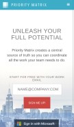 How appfluence.com looks like on a mobile device such as an iPhone.
