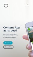 How appful.io looks like on a mobile device such as an iPhone.