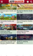 How appgamer.com looks like on a mobile device such as an iPhone.