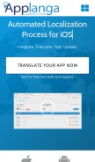 How applanga.com looks like on a mobile device such as an iPhone.