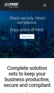 How appriver.com looks like on a mobile device such as an iPhone.