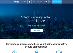 How appriver.com looks like on a tablet such as an iPad.