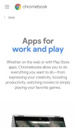 How apps.chrome looks like on a mobile device such as an iPhone.