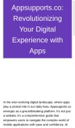 How appsupports.vercel.app looks like on a mobile device such as an iPhone.