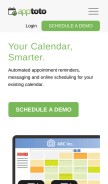 How apptoto.com looks like on a mobile device such as an iPhone.