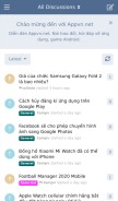 How appvn.com looks like on a mobile device such as an iPhone.