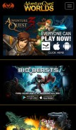 How aq.com looks like on a mobile device such as an iPhone.