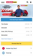 How arabam.com looks like on a mobile device such as an iPhone.