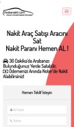 How arabanakit.com looks like on a mobile device such as an iPhone.