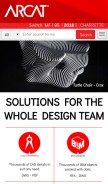 How arcat.com looks like on a mobile device such as an iPhone.
