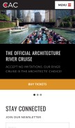 How architecture.org looks like on a mobile device such as an iPhone.