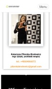 How architekt-wnetrz-poznan.pl looks like on a mobile device such as an iPhone.
