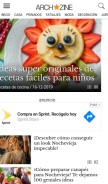 How archzine.es looks like on a mobile device such as an iPhone.