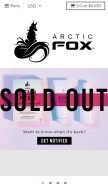 How arcticfoxhaircolor.com looks like on a mobile device such as an iPhone.