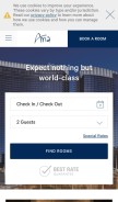How aria.com looks like on a mobile device such as an iPhone.