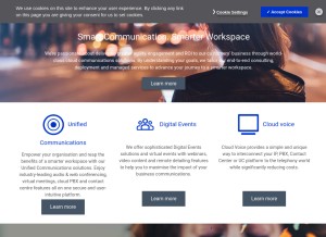 How arkadin.com looks like on a tablet such as an iPad.