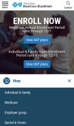 How arkansasbluecross.com looks like on a mobile device such as an iPhone.